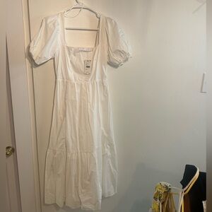 ASTR the label white midi dress size small